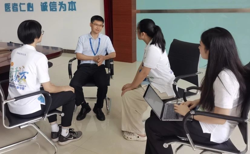 莫文庆院长接受采访