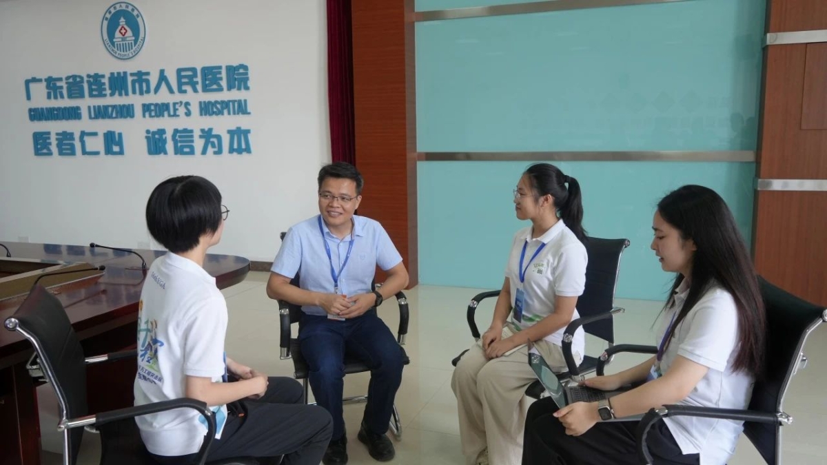 采访小组采访揭育胜院长